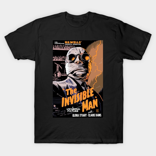 The Invisible Man T-Shirt by RockettGraph1cs